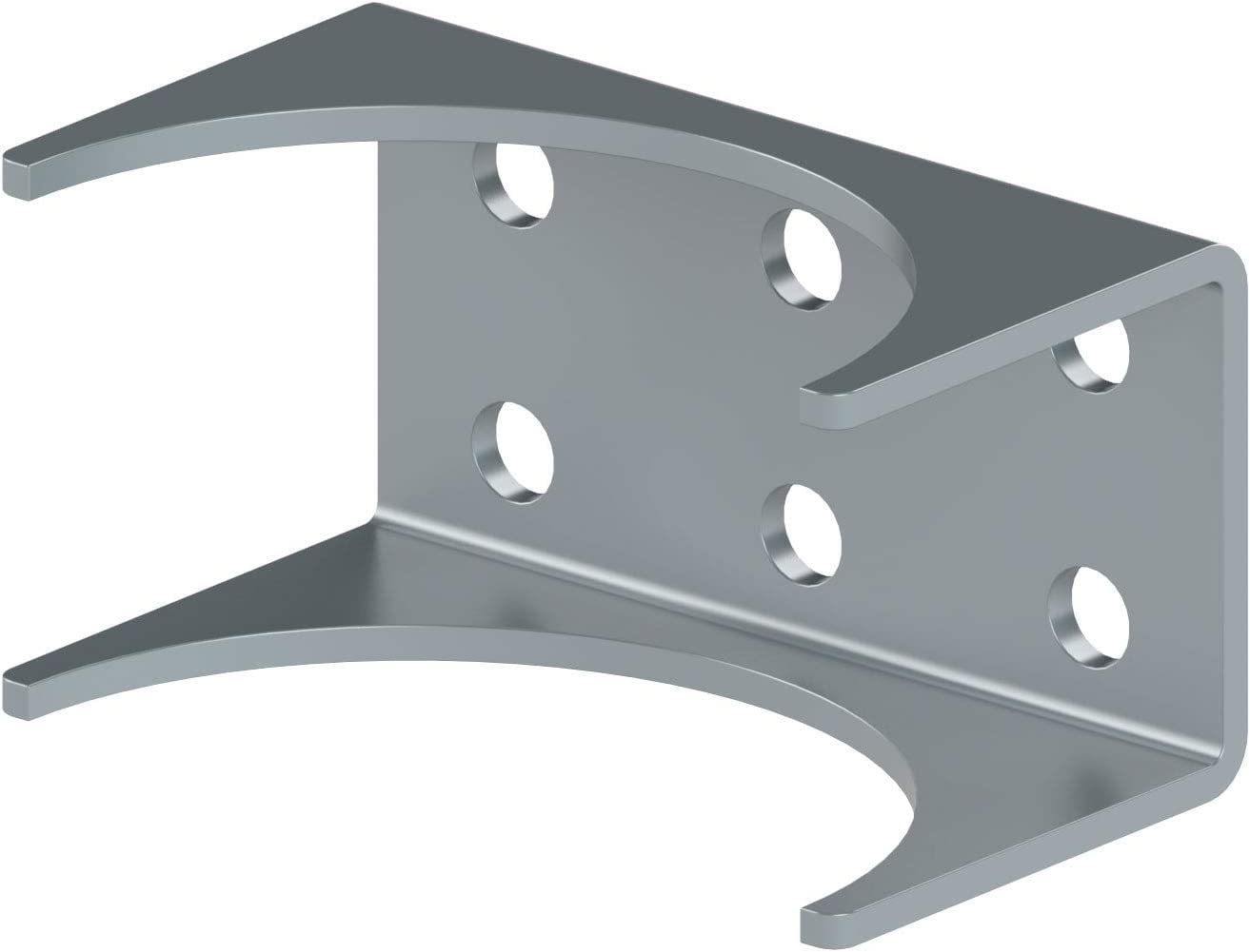 Ghost Controls Steel Post Adaptor for Driveway Gate Opener - Easy Installation on 4-in Round Steel Posts