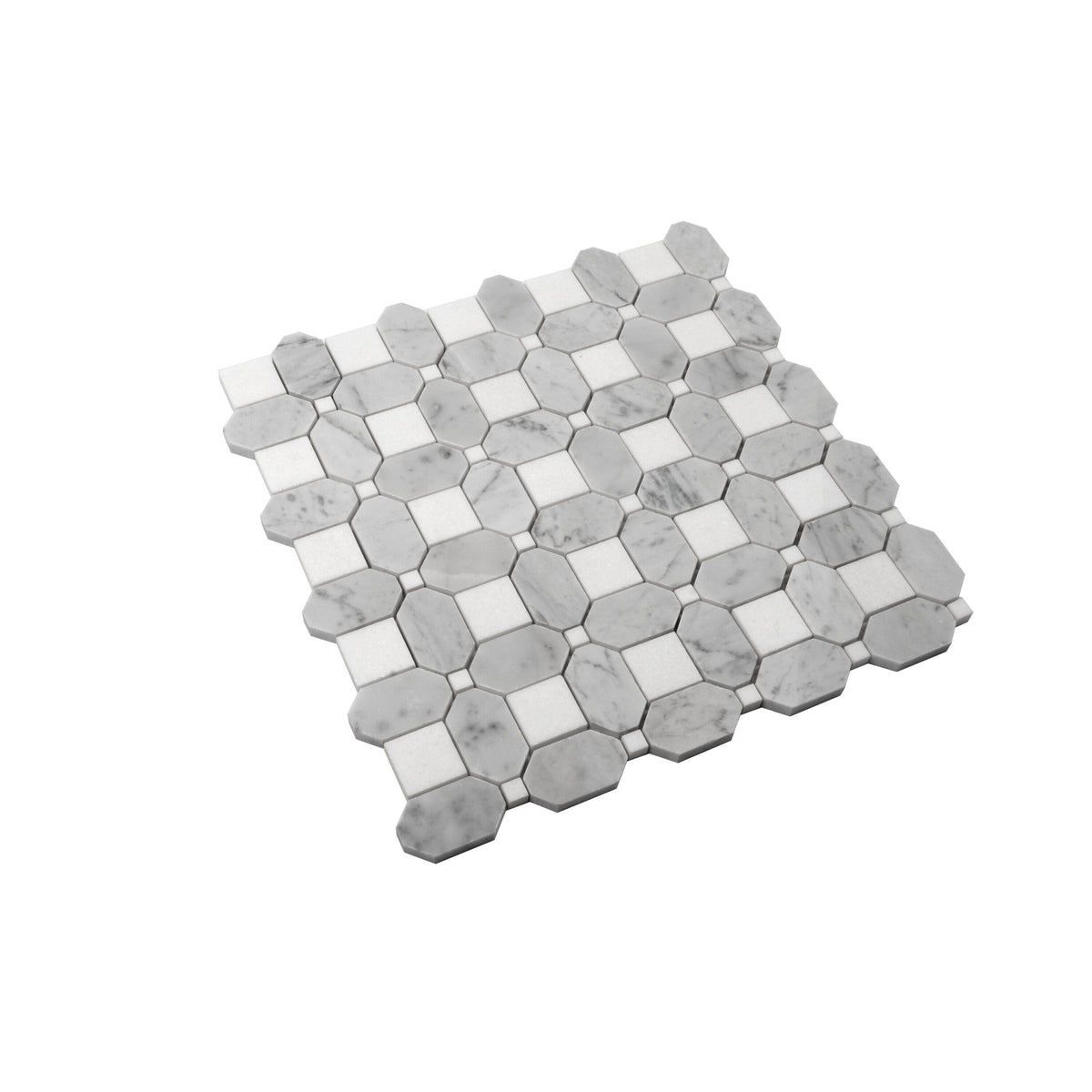 Apollo Tile White 12-in x 12-in Polished Natural Stone Marble Uniform Squares Floor and Wall Tile (5.168-sq. ft/ Carton)