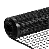 BOEN 50-ft x 4-ft 6-Gauge Black Plastic Extruded Mesh Rolled Fencing