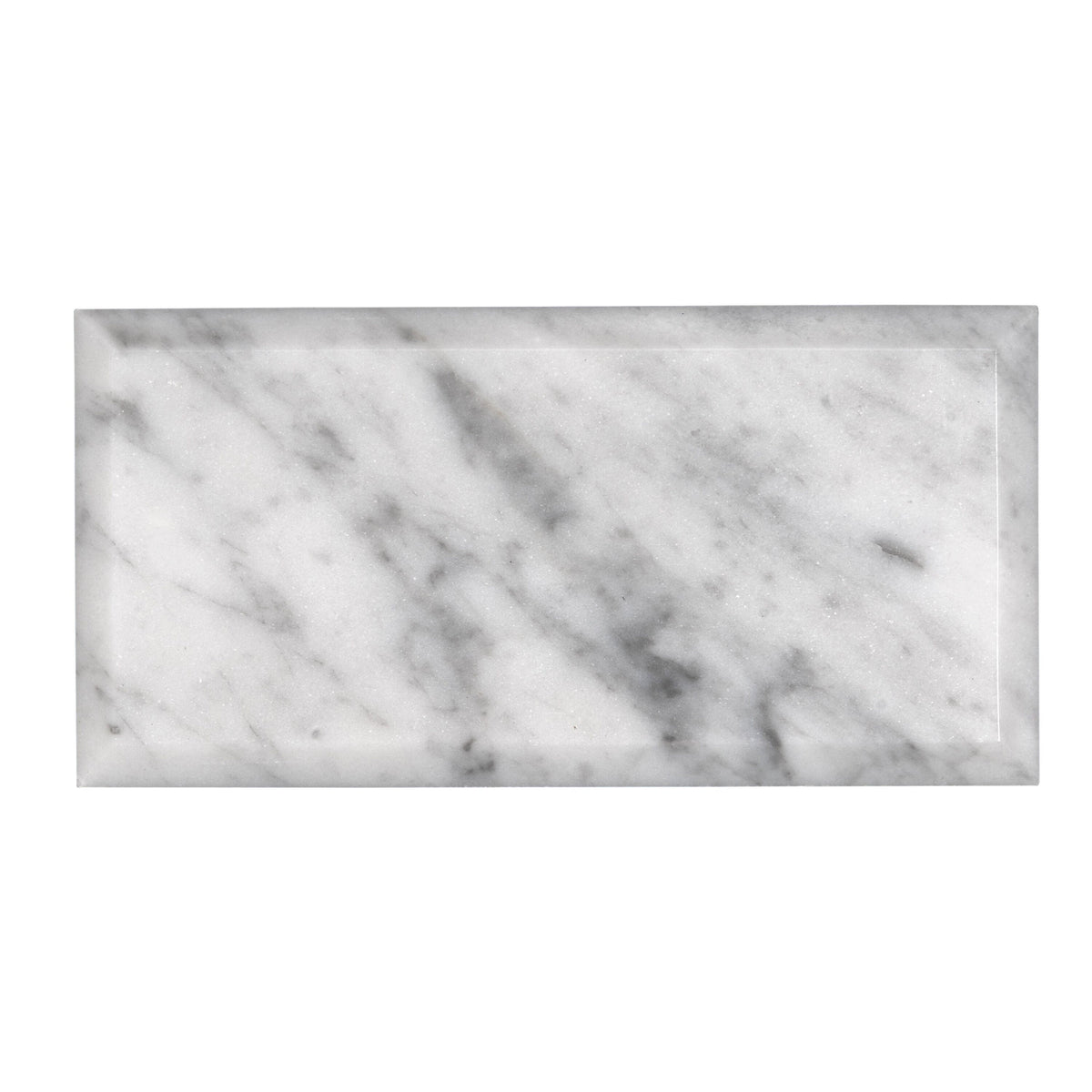 Apollo Tile (Sample) White 3-in x 6-in Polished Marble Floor and Wall Tile