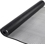 BOEN 3'x15' 7-Gauge Black Plastic Extruded Mesh Rolled Fencing