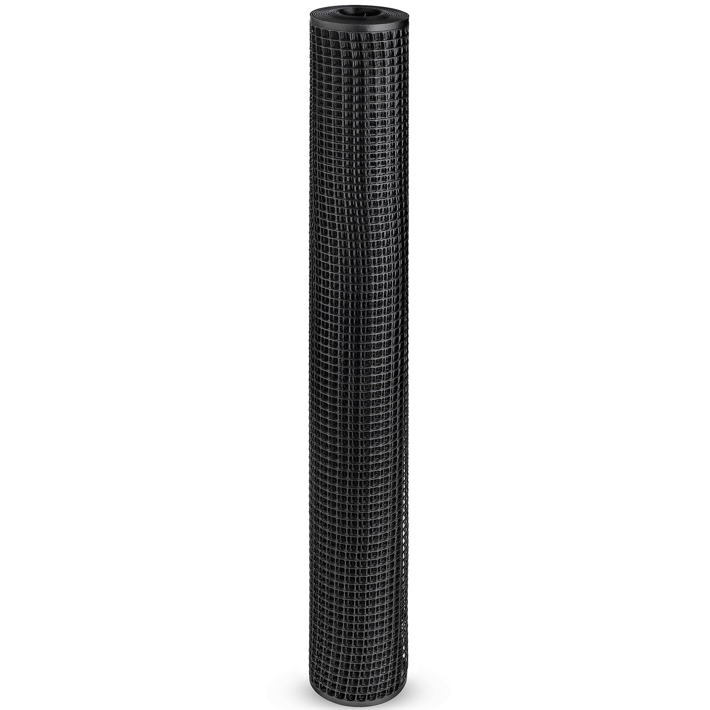 BOEN 25-ft x 3-ft 7-Gauge Black Plastic Extruded Mesh Rolled Fencing