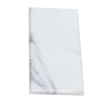 Apollo Tile (Sample) Wall Tile White 4-in x 4-in Polished Marble Subway Floor and Wall Tile