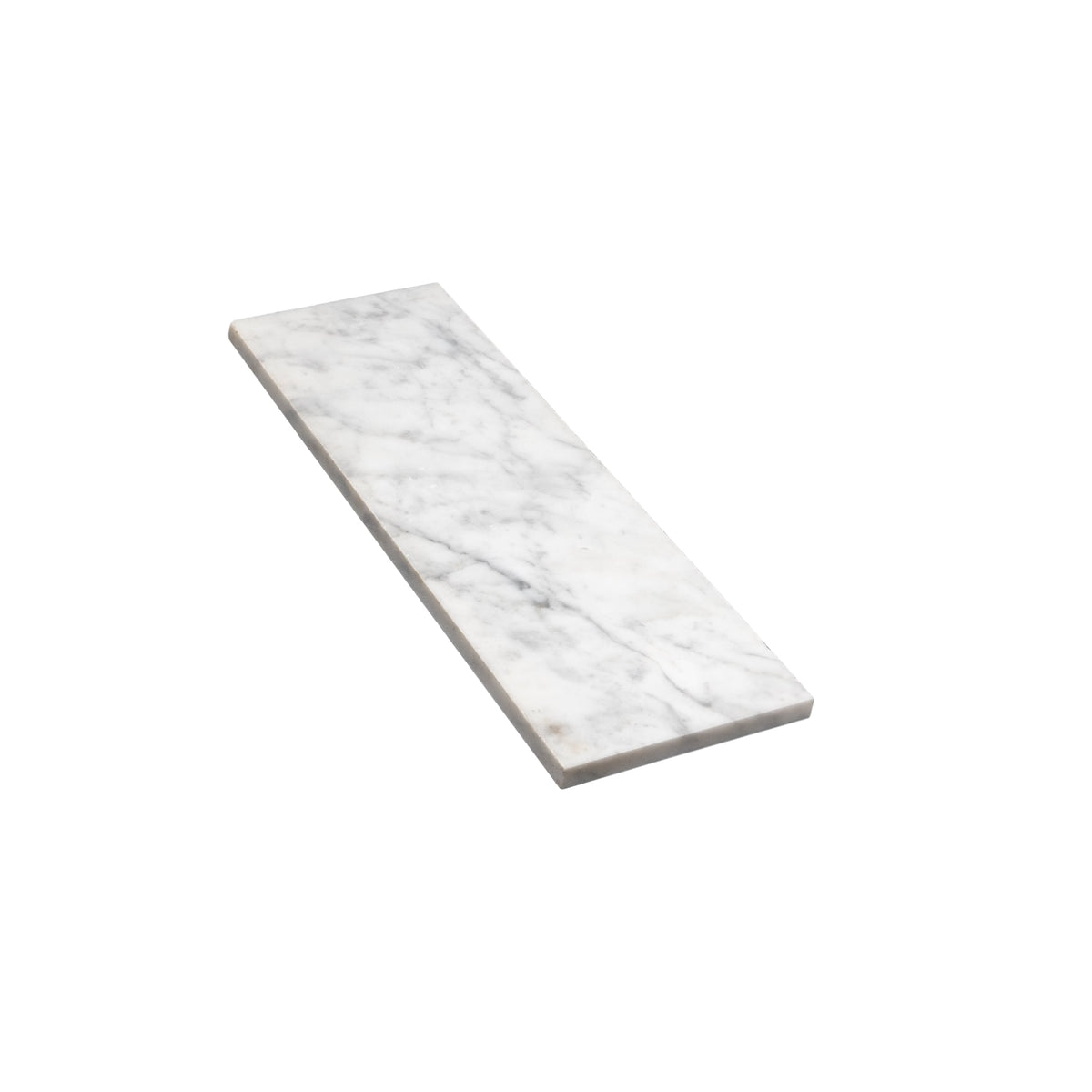 Apollo Tile White 4-in x 12-in Honed Natural Stone Marble Mixed Pattern Floor and Wall Tile (5-sq. ft/ Carton)