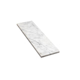 Apollo Tile (Sample) White 4-in x 4-in Natural Glass/Metal/Stone Marble Look Floor and Wall Tile