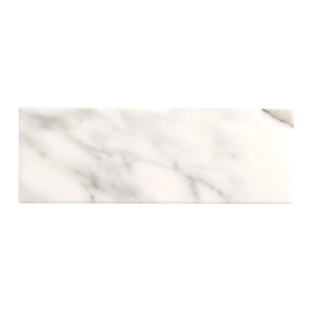 Apollo Tile White 4-in x 12-in Honed Natural Stone Marble Brick Floor and Wall Tile (5-sq. ft/ Carton)