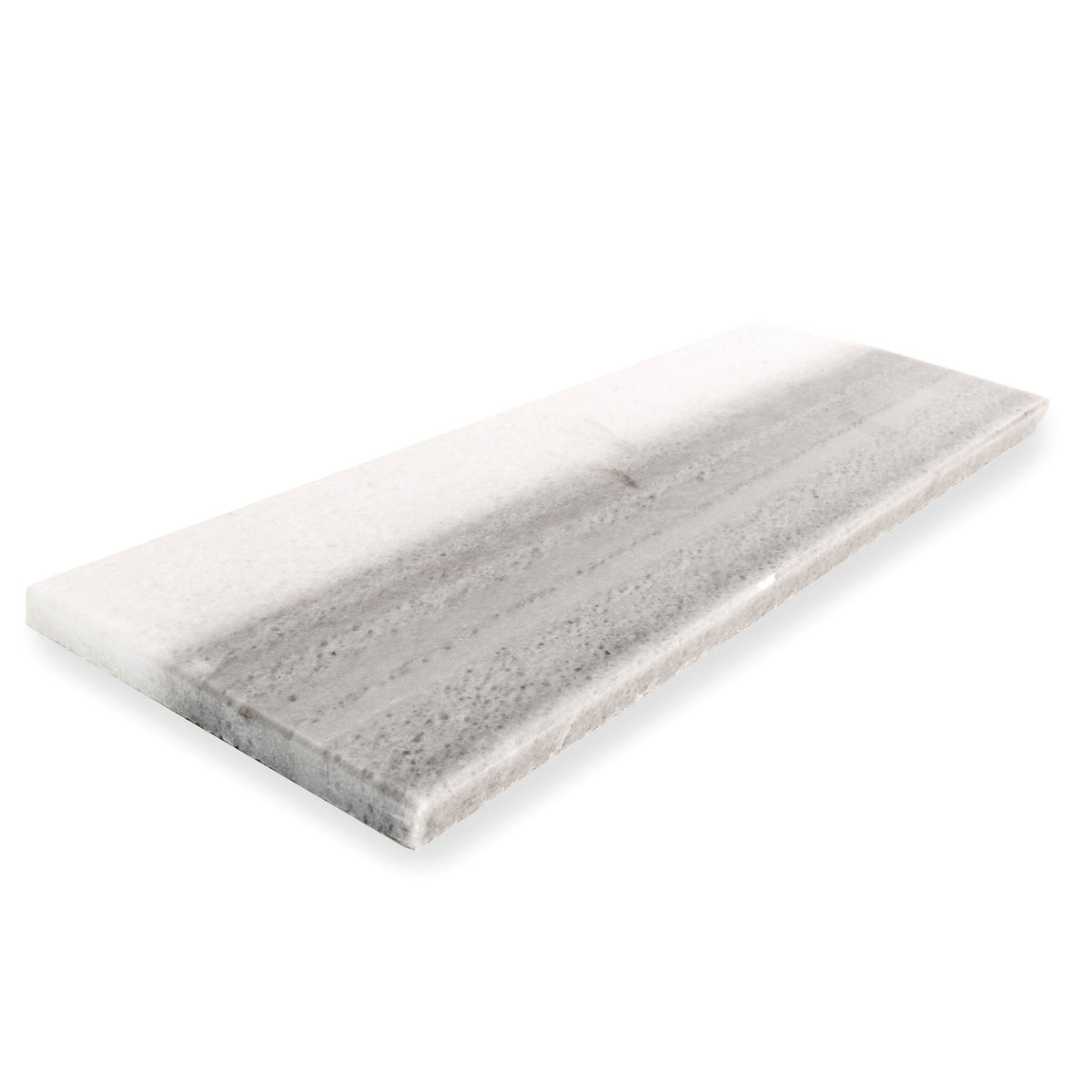 Apollo Tile (Sample) Floor and Wall Tile Gray 4-in x 4-in Honed Marble Subway Floor and Wall Tile