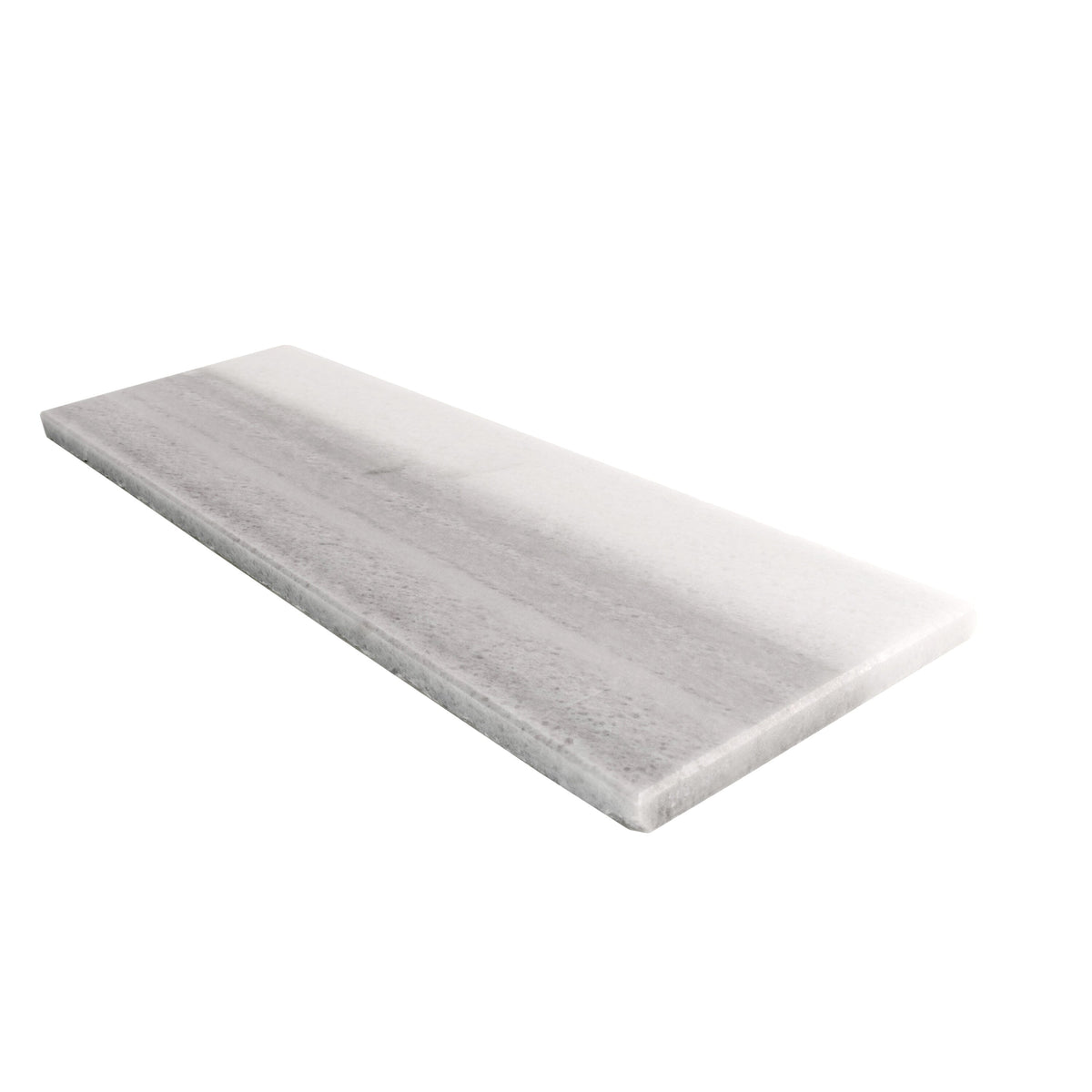 Apollo Tile (Sample) Floor and Wall Tile Gray 4-in x 4-in Honed Marble Subway Floor and Wall Tile