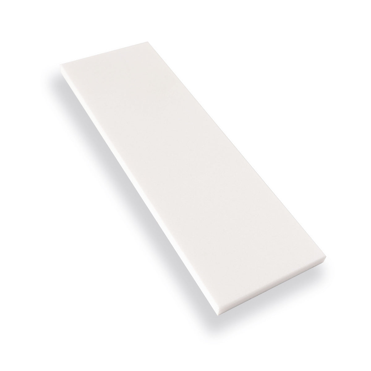 Apollo Tile (Sample) Wall White 4-in x 4-in Honed Marble Subway Wall Tile
