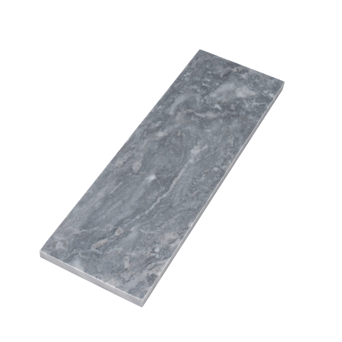 Apollo Tile (Sample) Floor and Wall Tile Gray 4-in x 4-in Polished Marble Subway Floor and Wall Tile
