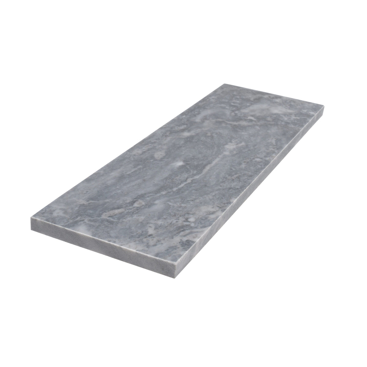 Apollo Tile Grandis Gray 4-in x 12-in Polished Natural Stone Marble Subway Floor and Wall Tile (5-sq. ft/ Carton)