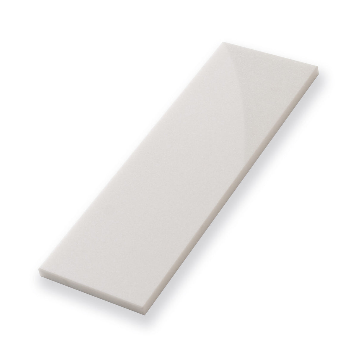 Apollo Tile (Sample) White 4-in x 12-in Polished Marble Floor and Wall Tile