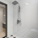 Giorbello Classic Premium Light Gray 4-in x 12-in Glossy Glass Subway Wall Tile (5-sq. ft/ Carton)