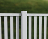 Freedom 5-in W x 5-in L White Vinyl Fence Post Cap- Fits Common Post Measurement: 5-in x 5-in