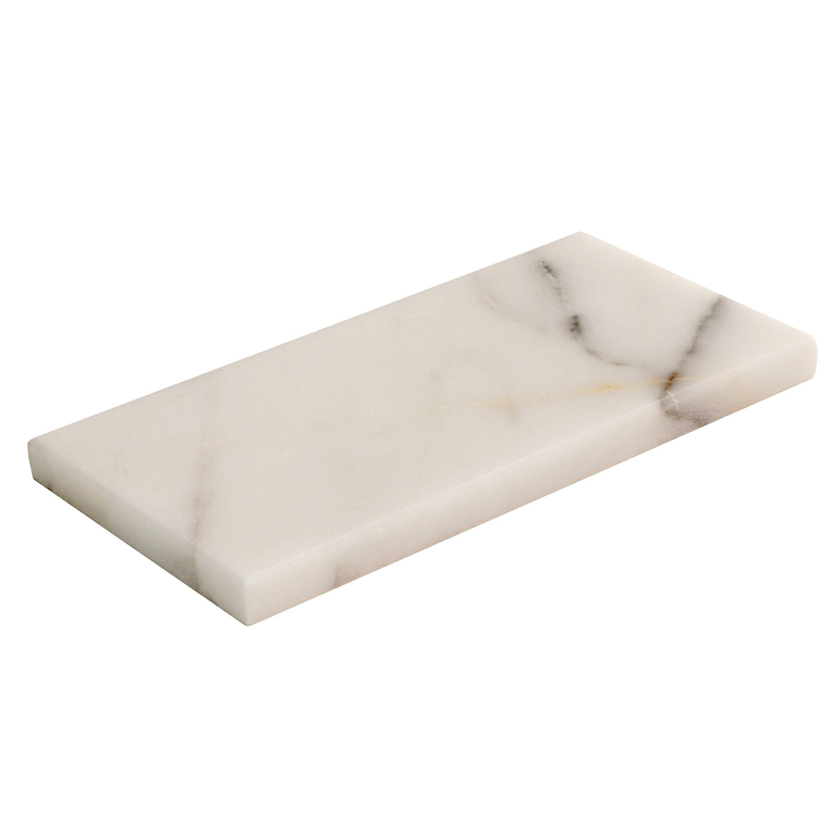 Apollo Tile (Sample) Floor and Wall Tile White 3-in x 6-in Honed Marble Subway Floor and Wall Tile