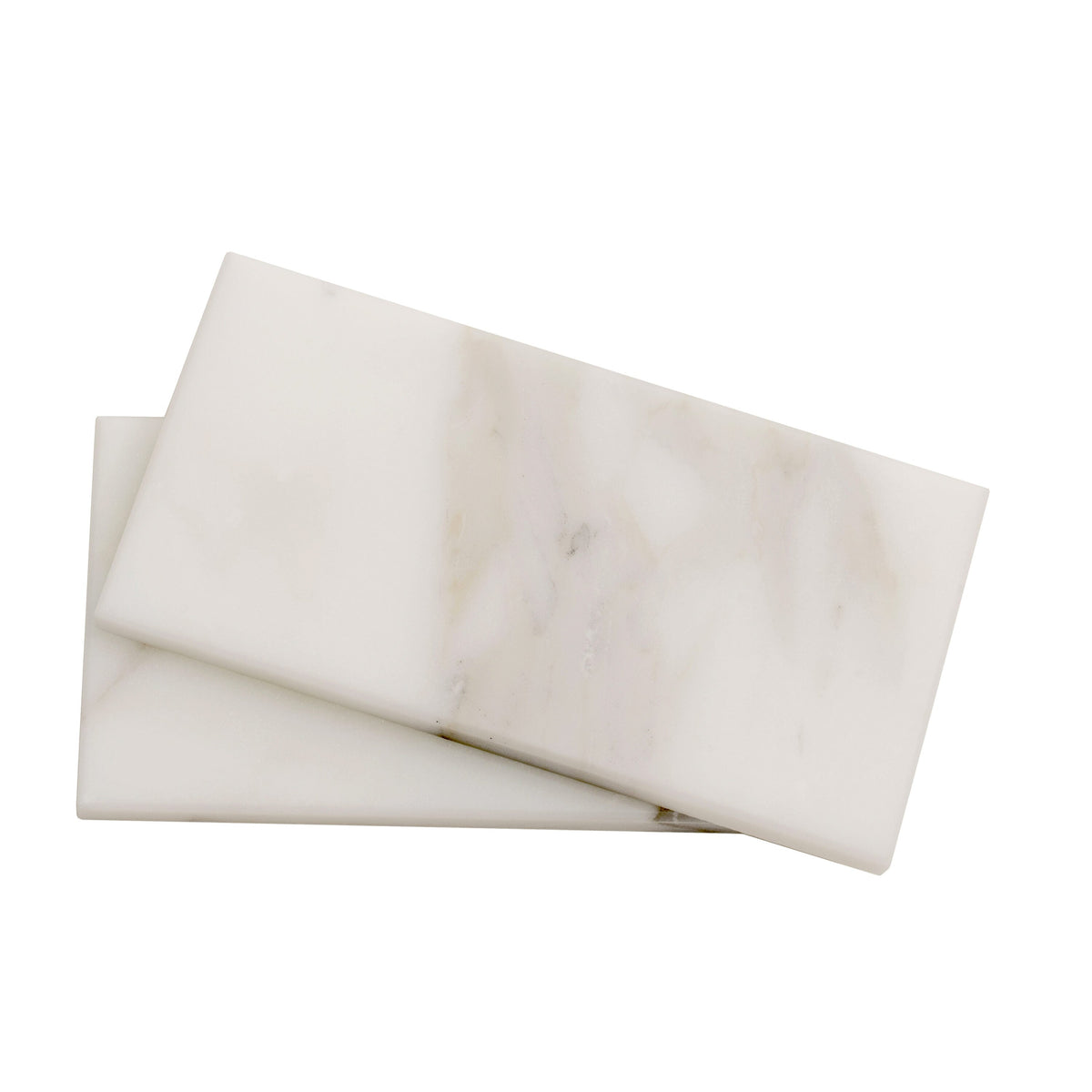 Apollo Tile (Sample) Floor and Wall Tile White 3-in x 6-in Honed Marble Subway Floor and Wall Tile