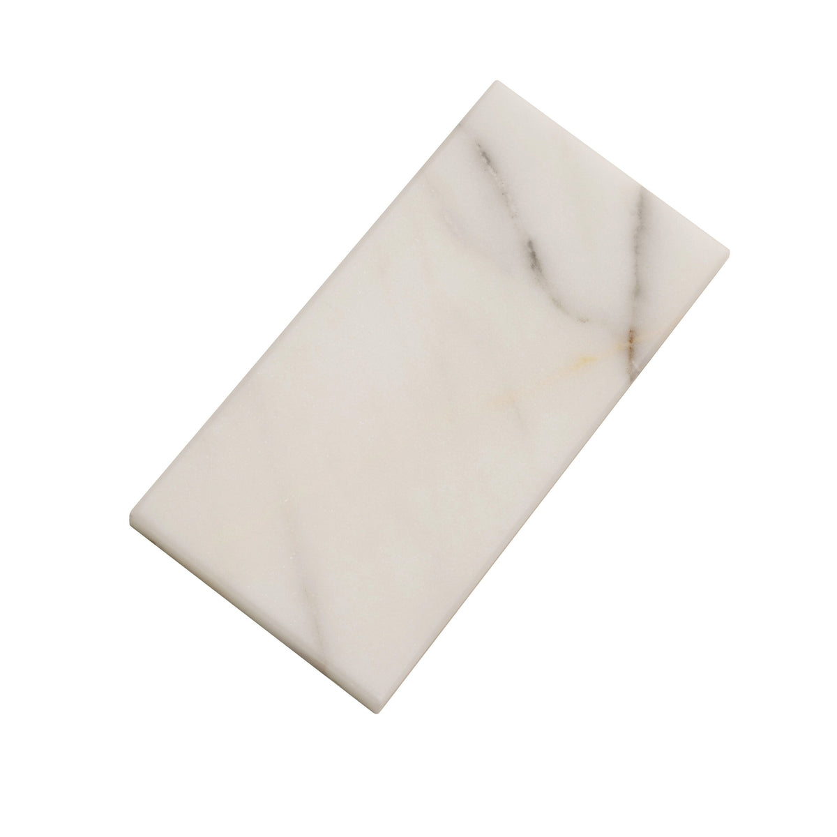 Apollo Tile (Sample) Floor and Wall Tile White 3-in x 6-in Honed Marble Subway Floor and Wall Tile