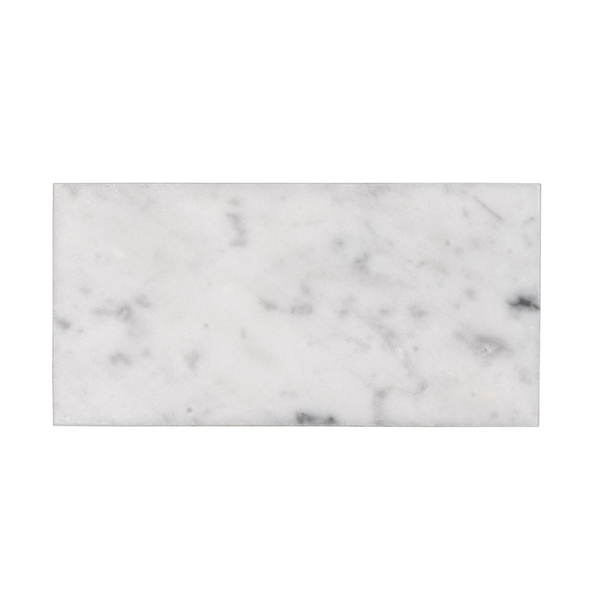 Apollo Tile Grandis White 3-in x 6-in Polished Natural Stone Marble Subway Floor and Wall Tile (5-sq. ft/ Carton)
