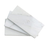 Apollo Tile (Sample) Floor and Wall Tile White 3-in x 6-in Polished Marble Subway Floor and Wall Tile
