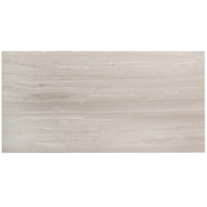 Apollo Tile (Sample) Floor and Wall Tile Wooden Gray 4-in x 4-in Honed Marble Subway Floor and Wall Tile