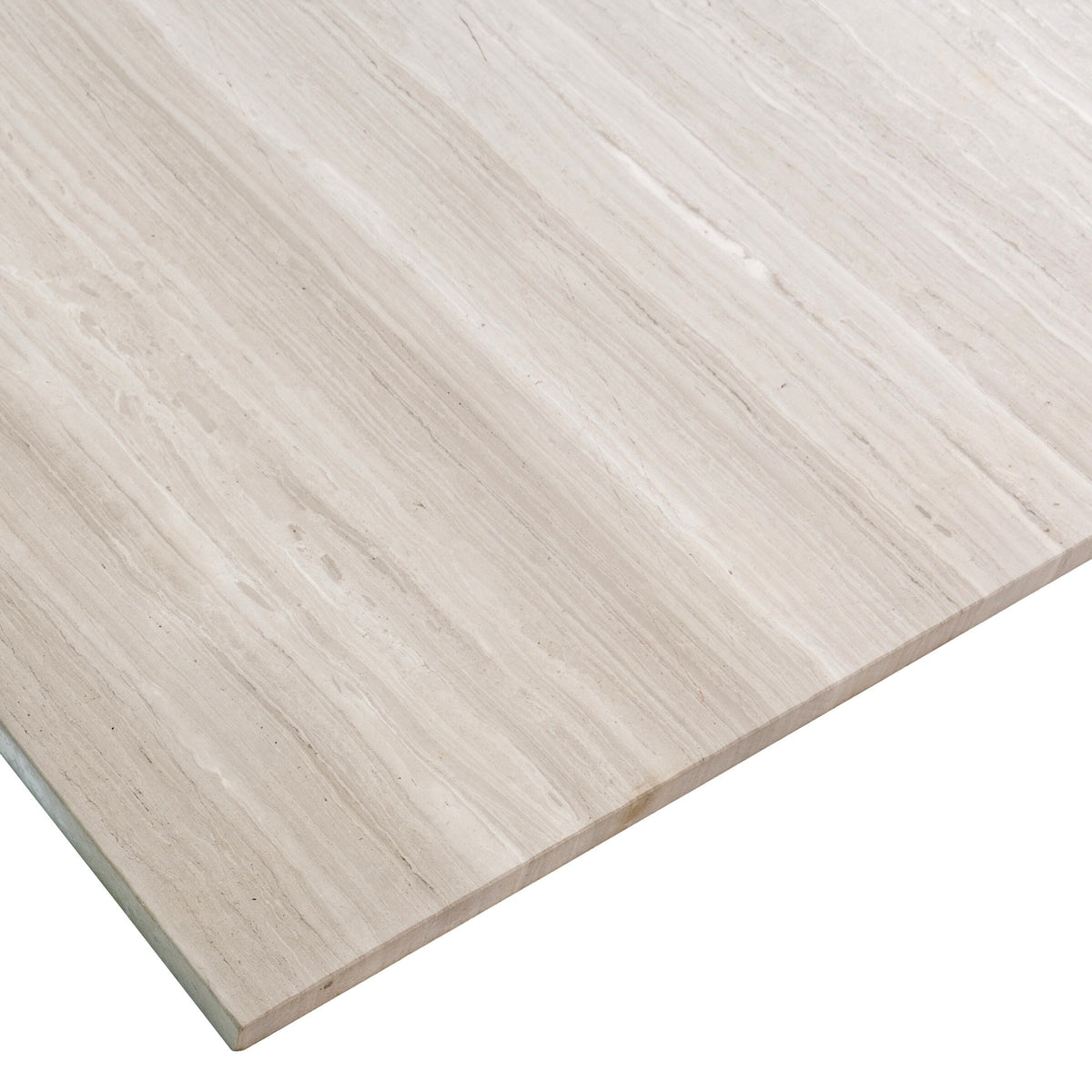 Apollo Tile (Sample) Floor and Wall Tile Wooden Gray 4-in x 4-in Honed Marble Subway Floor and Wall Tile