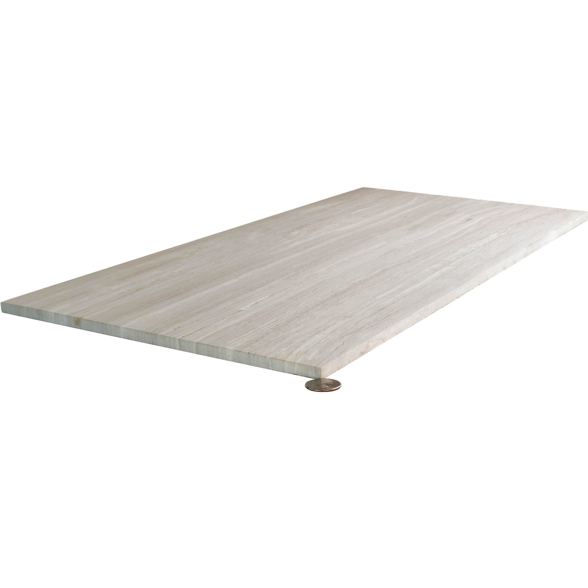 Apollo Tile (Sample) Floor and Wall Tile Wooden Gray 4-in x 4-in Honed Marble Subway Floor and Wall Tile