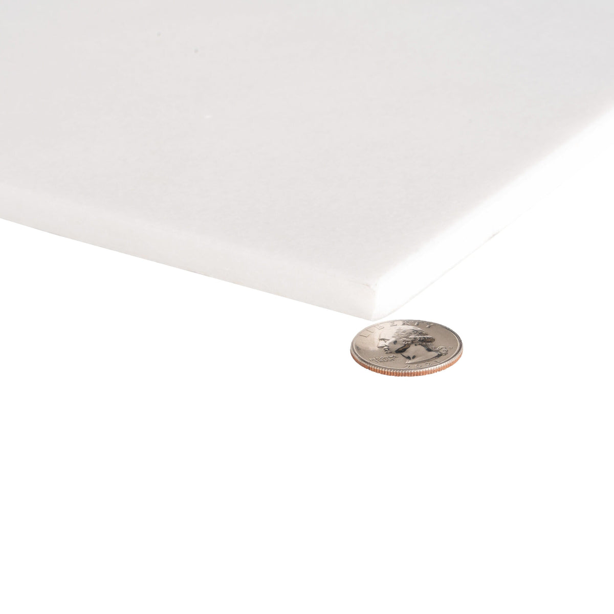 Apollo Tile (Sample) Floor and Wall Tile White 4-in x 4-in Honed Marble Subway Floor and Wall Tile