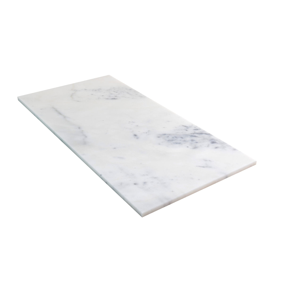 Apollo Tile (Sample) Floor and Wall Tile White and Beige 4-in x 4-in Polished Marble Subway Floor and Wall Tile