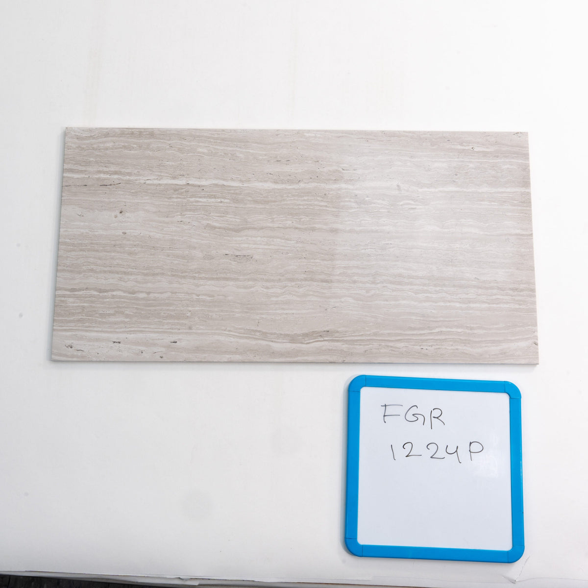 Apollo Tile (Sample) Floor and Wall Tile Wooden Gray 4-in x 4-in Polished Marble Subway Floor and Wall Tile