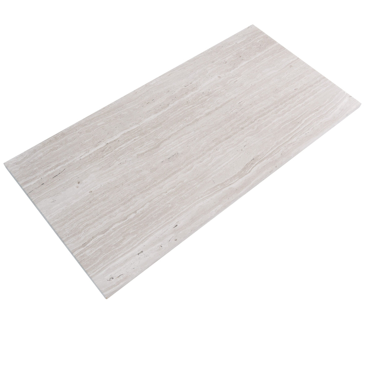 Apollo Tile Grandis Wooden Gray 12-in x 24-in Polished Natural Stone Marble Subway Floor and Wall Tile (10-sq. ft/ Carton)