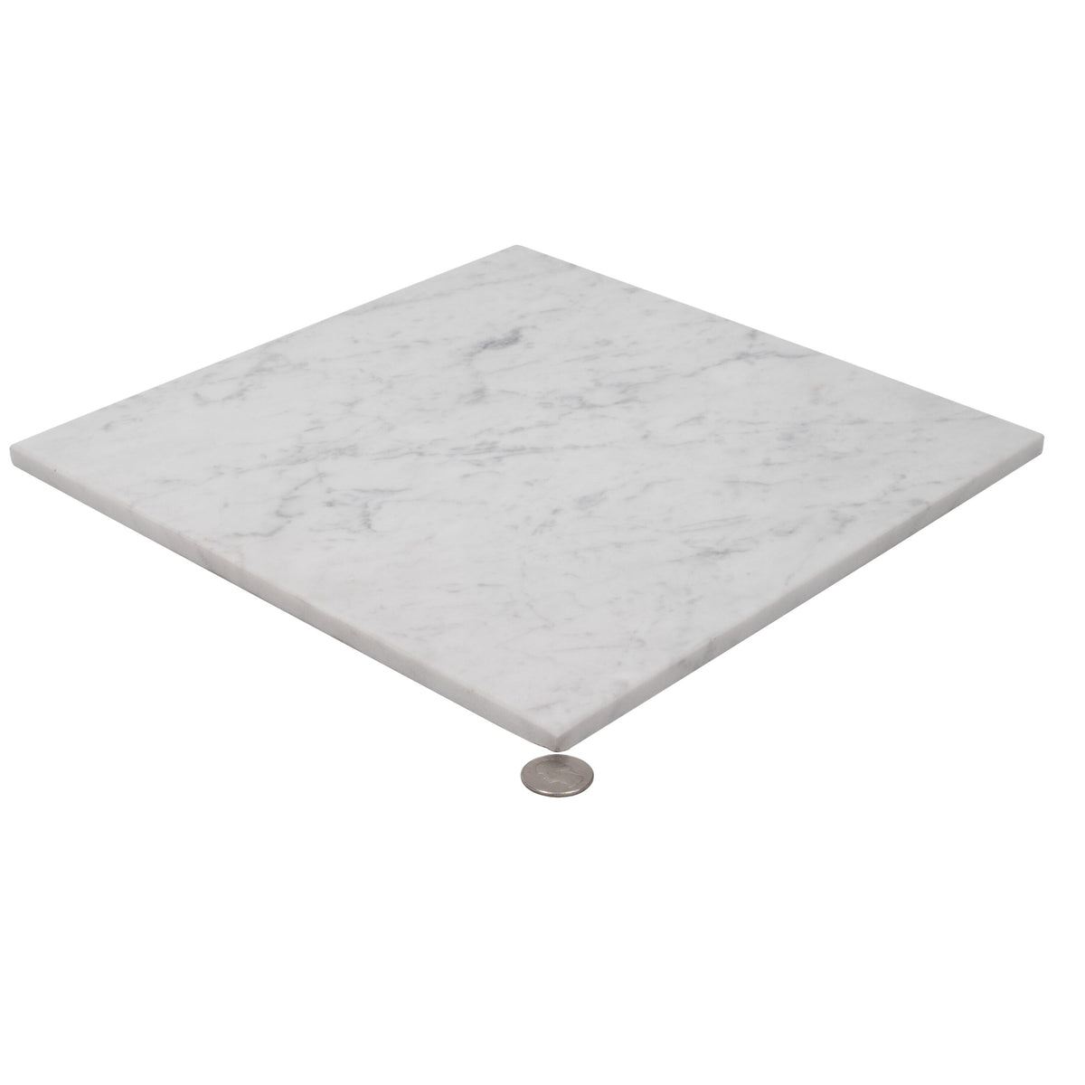 Apollo Tile Duchess White 12-in x 12-in Polished Natural Stone Marble Look Floor and Wall Tile (10-sq. ft/ Carton)