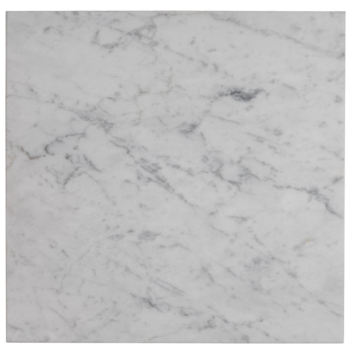 Apollo Tile Duchess White 12-in x 12-in Polished Natural Stone Marble Look Floor and Wall Tile (10-sq. ft/ Carton)