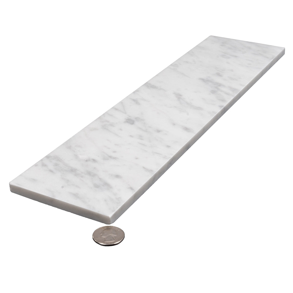 Apollo Tile Grandis Gray 4-in x 16-in Honed Natural Stone Marble Subway Floor and Wall Tile (4.44-sq. ft/ Carton)