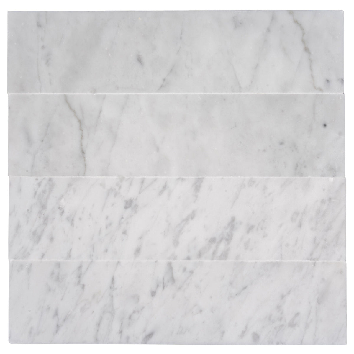 Apollo Tile Grandis Gray 4-in x 16-in Honed Natural Stone Marble Subway Floor and Wall Tile (4.44-sq. ft/ Carton)