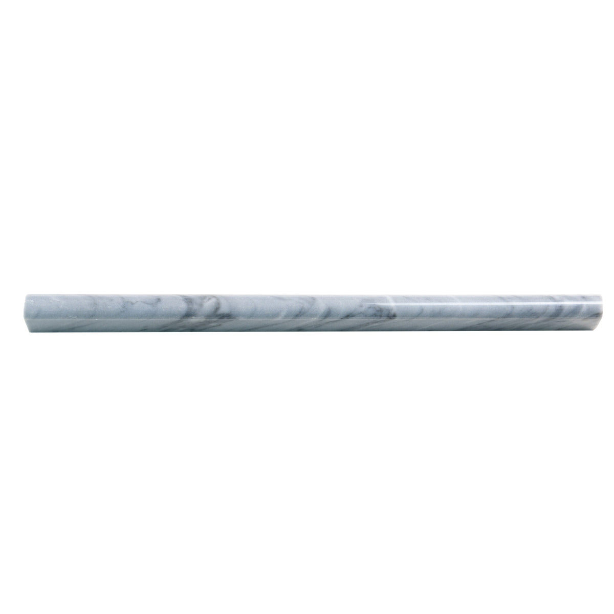 Apollo Tile 10-Pack Gray 1/2-in x 12-in Marble Pencil Tile (0.5-sq. ft/ Carton)