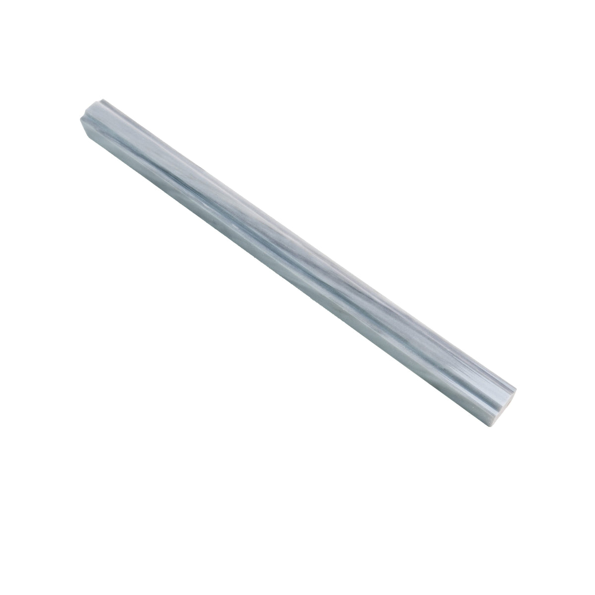 Apollo Tile 10-Pack Gray 1-in x 12-in Marble Pencil Tile (0.667-sq. ft/ Carton)