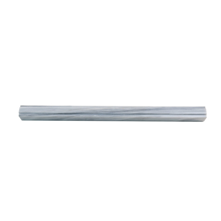 Apollo Tile 10-Pack Gray 1-in x 12-in Marble Pencil Tile (0.667-sq. ft/ Carton)