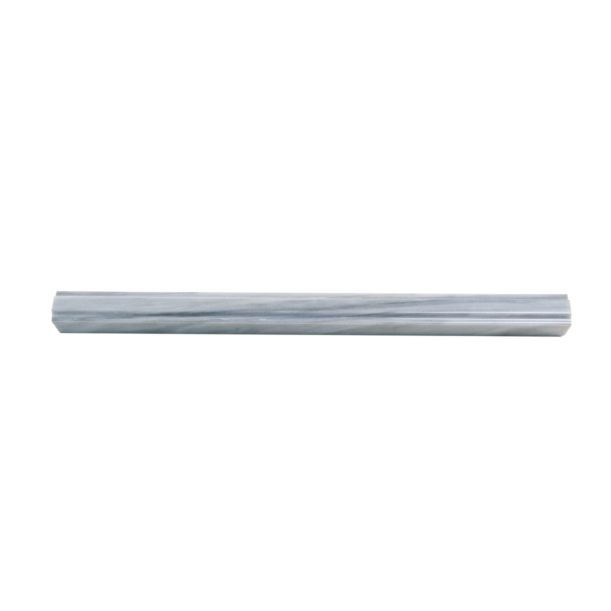 Apollo Tile 10-Pack Gray 1-in x 12-in Marble Pencil Tile (0.667-sq. ft/ Carton)