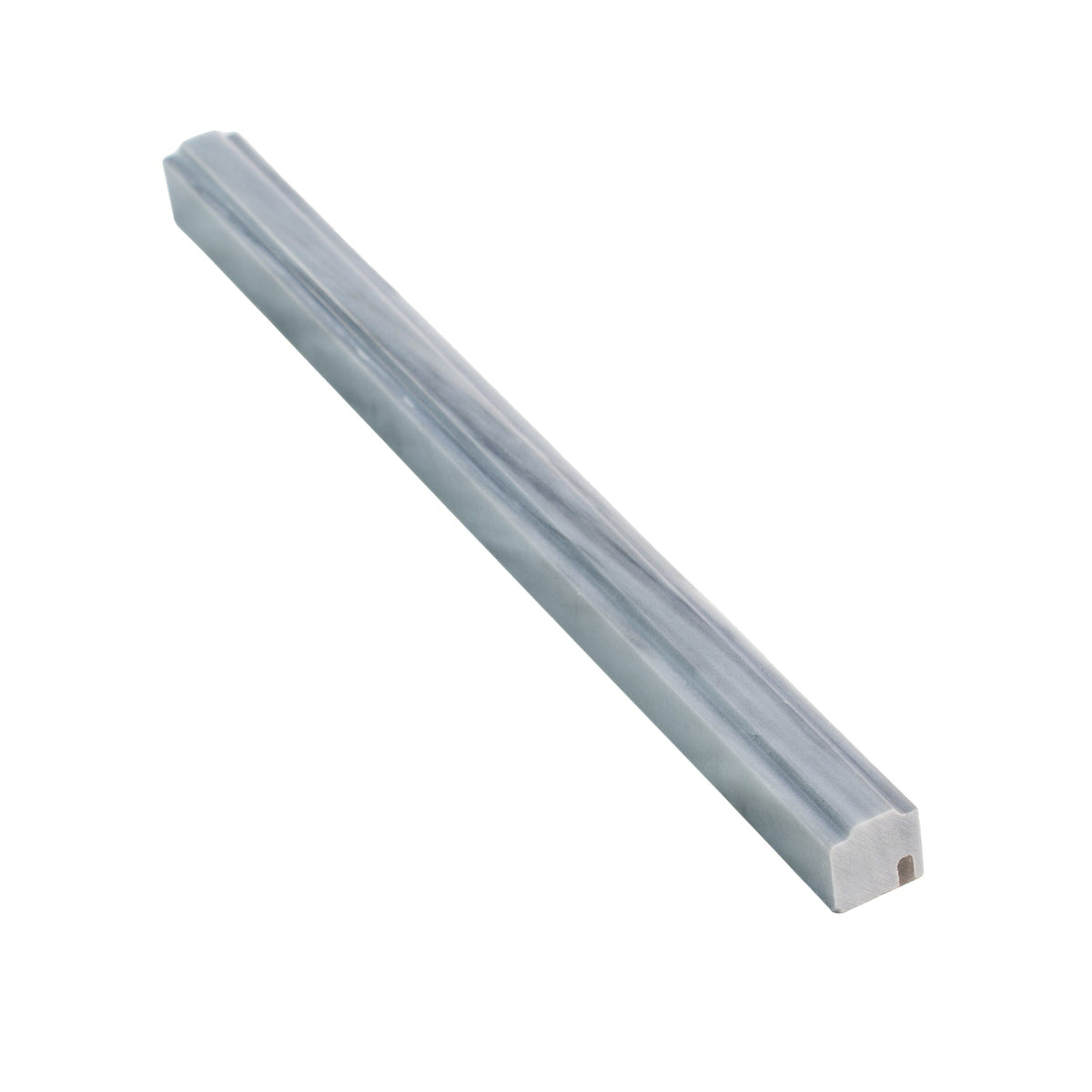 Apollo Tile 10-Pack Gray 1-in x 12-in Marble Pencil Tile (0.667-sq. ft/ Carton)