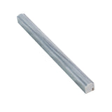 Apollo Tile 10-Pack Gray 1-in x 12-in Marble Pencil Tile (0.667-sq. ft/ Carton)
