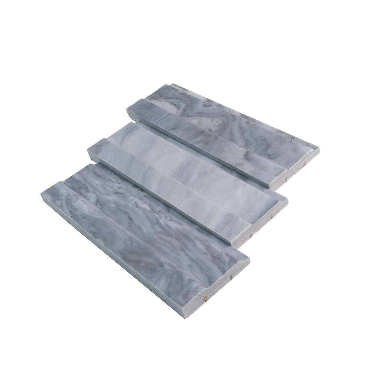 Apollo Tile 10-Pack Gray 4-in x 12-in Marble Baseboard Tile (3.33-sq. ft/ Carton)
