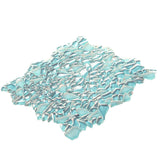 Apollo Tile Bijou Blue 12-in x 12-in Honed Glass Pebble Floor and Wall Tile (4.36-sq. ft/ Carton)