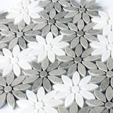 Apollo Tile (Sample) Gray 4-in x 4-in Polished Glass/Metal/Stone Marble Floor and Wall Tile
