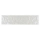 Apollo Tile (Sample) Colorway Pearl White 3-in x 12-in Multi-finish Glass Subway Wall Tile