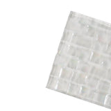 Apollo Tile (Sample) Colorway Pearl White 3-in x 12-in Multi-finish Glass Subway Wall Tile