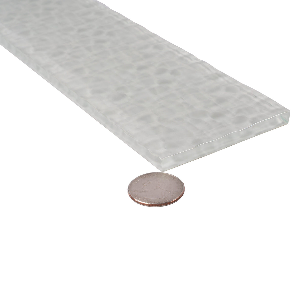 Apollo Tile Colorway Pearl White 3-in x 12-in Multi-finish Glass Subway Floor and Wall Tile (5-sq. ft/ Carton)