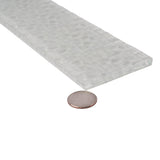 Apollo Tile (Sample) Colorway Pearl White 3-in x 12-in Multi-finish Glass Subway Wall Tile