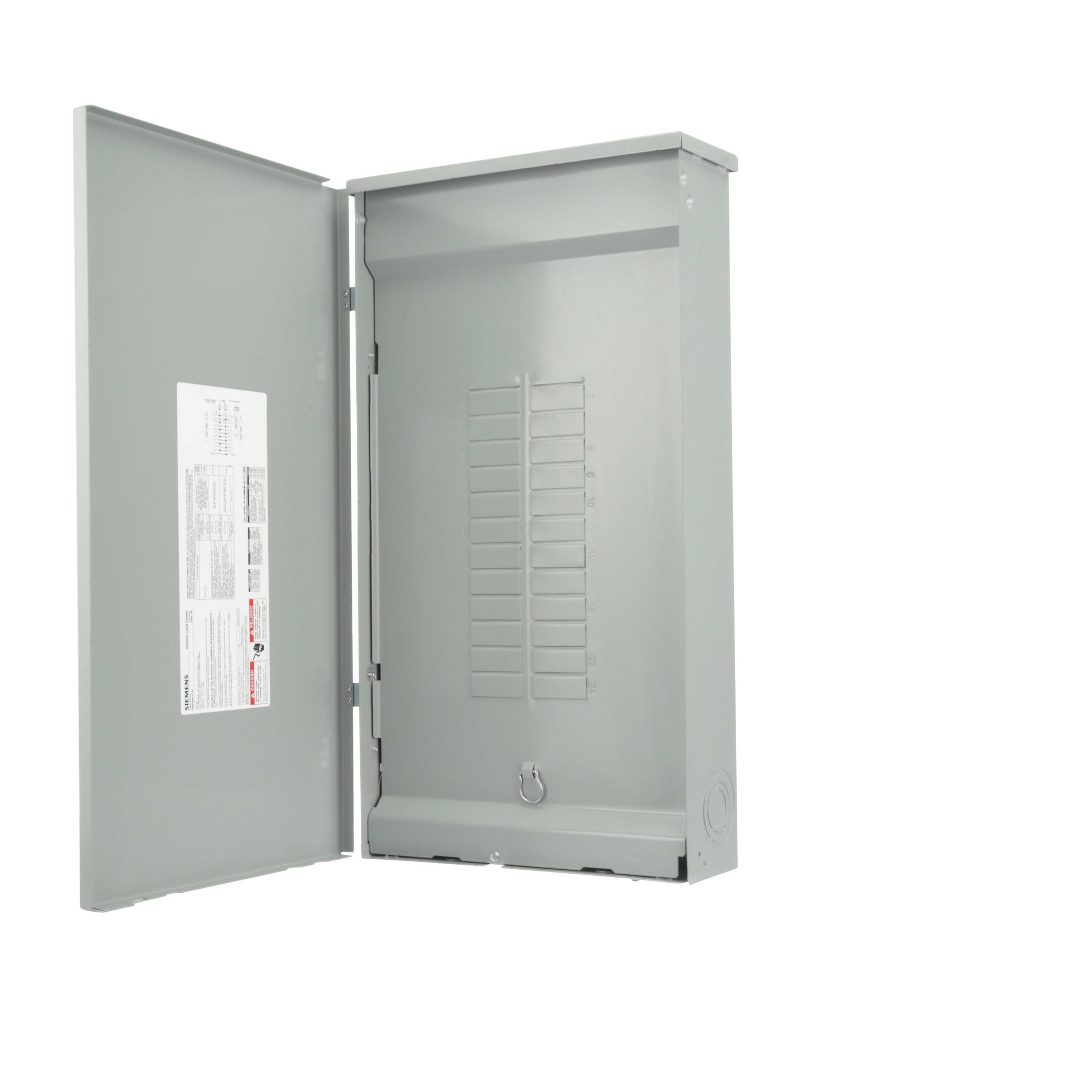 Siemens SN 125-Amp 24-space load center - front view