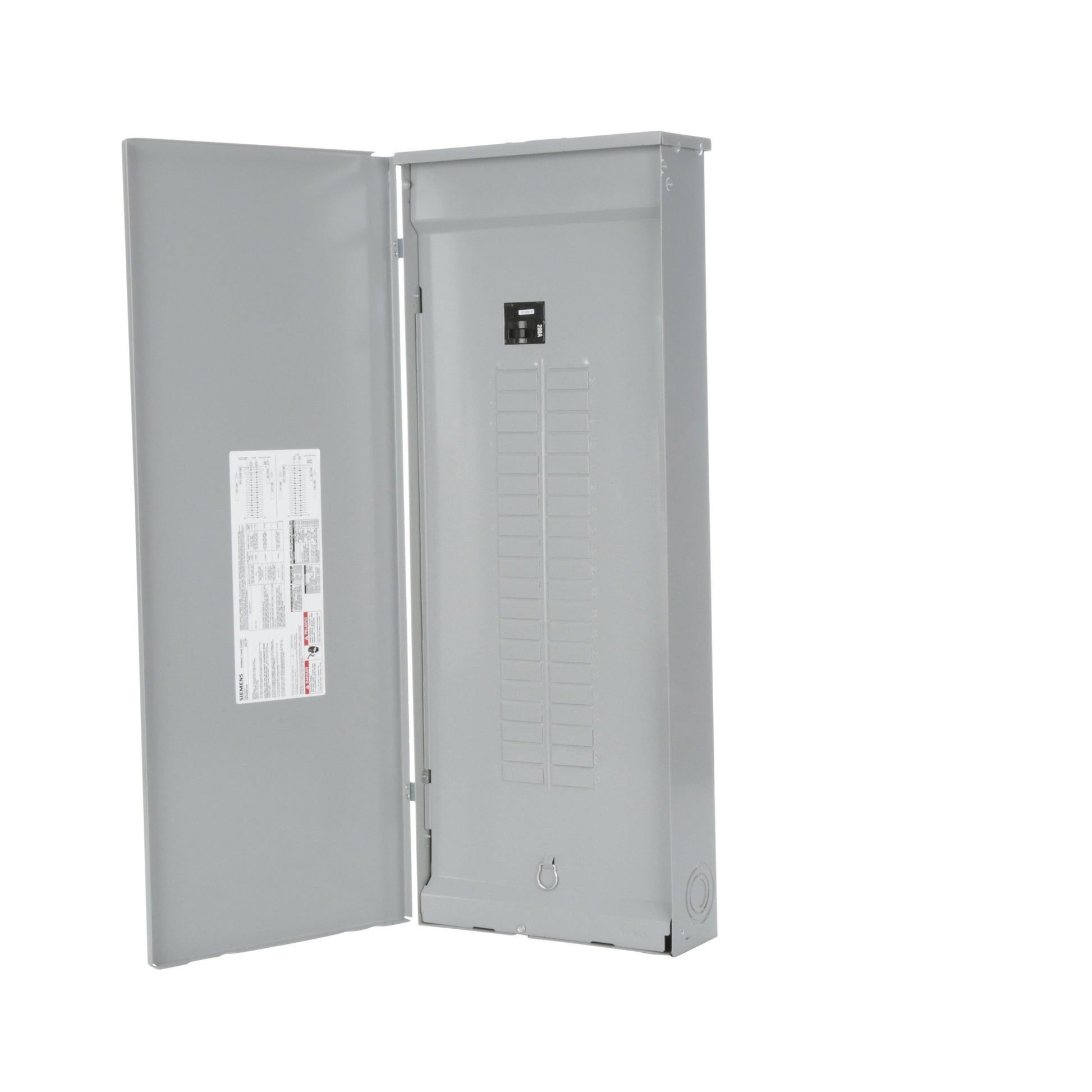 Siemens SN 200-Amp 40-space load center - front view