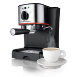 2-Cup Stainless Steel Automatic Espresso Machine with Milk Frother